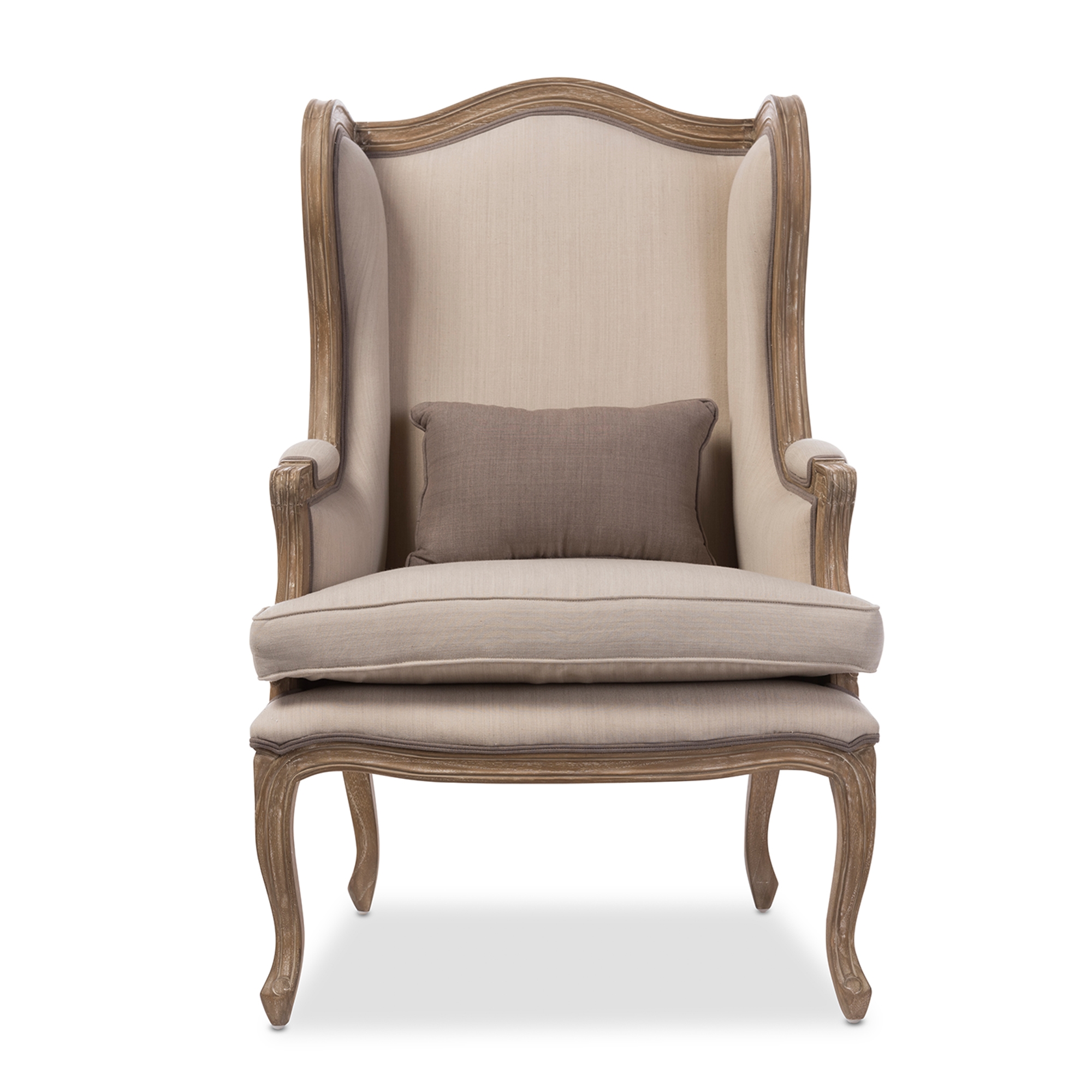 baxton studio vincent wingback chair